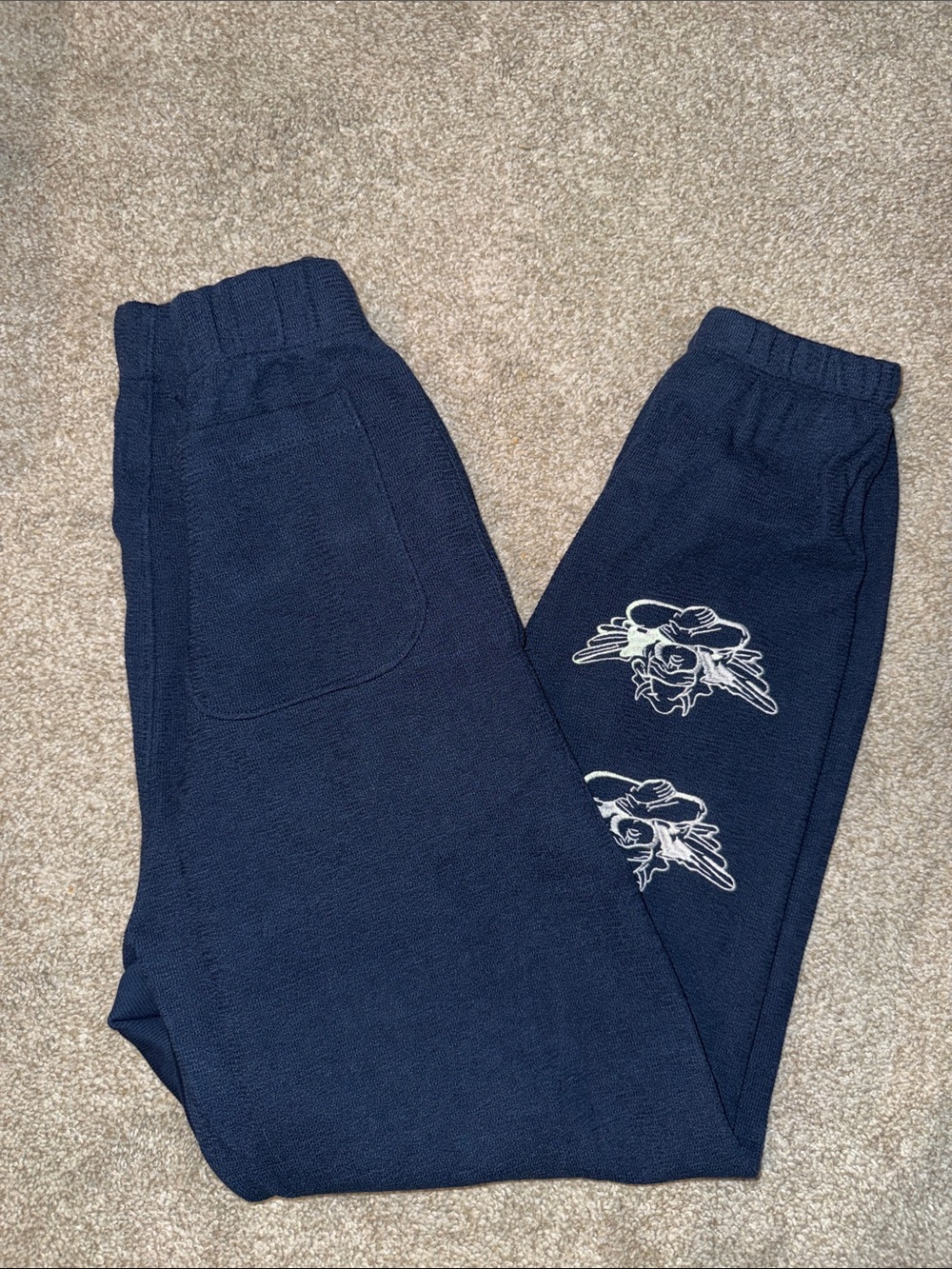 Boys Lie Room to Grow Sweatpants in Navy NWOT - Picture 3 of 4
